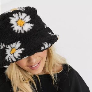 ASOS Fuzzy Daisy Bucket Hat
